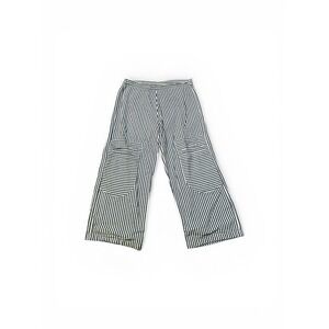 Tulip Clothing Wide Leg Pants Size S Blue Striped Cargo Pockets Lagenlook Boho